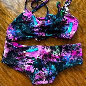 Fused Hawaii Kona bikini set - EUC MEDIUM
